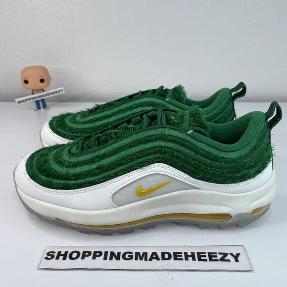 [US 8] NIKE AIR MAX 97 NRG Grass Spikeless Golf Shoes Cleats Turf Green Yellow main image 10